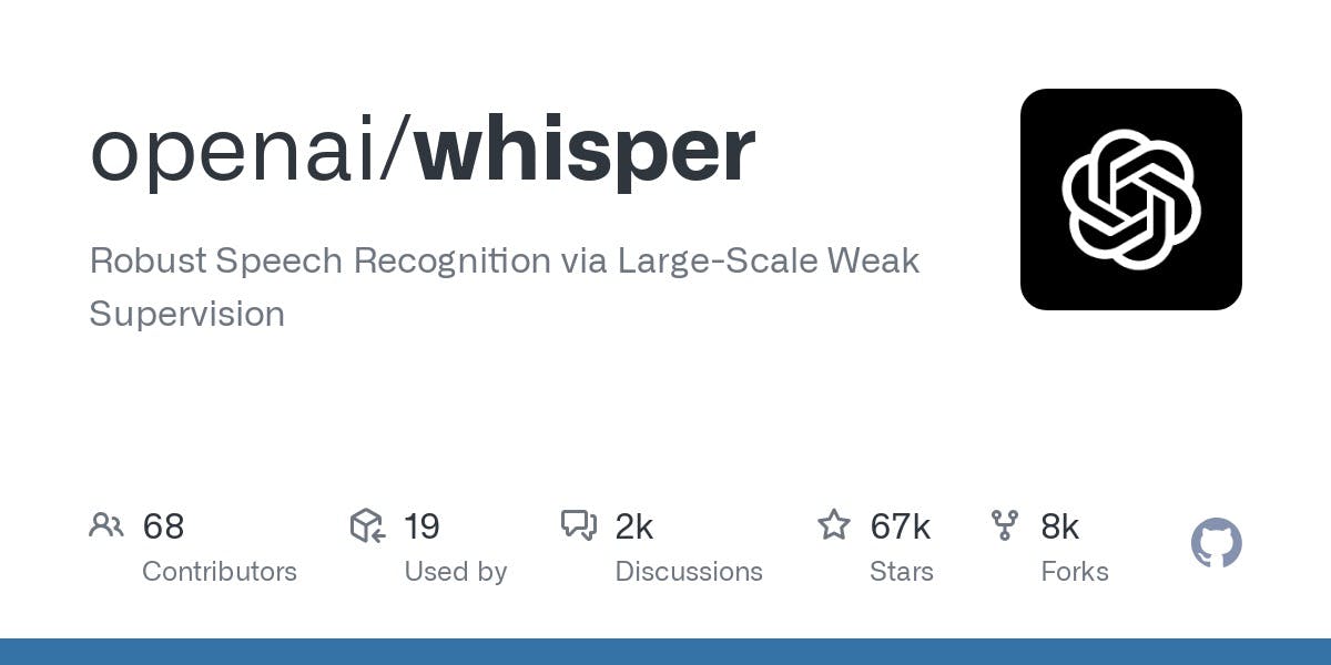 Whisper Github