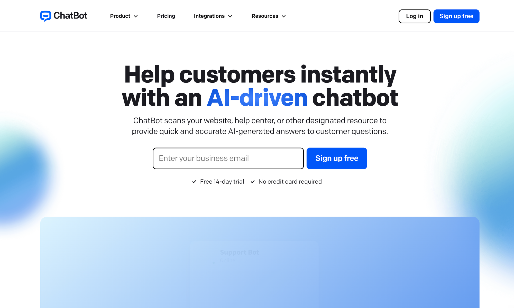 Chatbot.com website