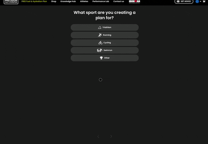 PFH multi step form flow